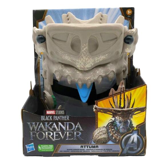 Brand New Black Panther 2 Wakanda Forever Attuma Shark Armor Mask Cosplay Crown - Picture 1 of 5